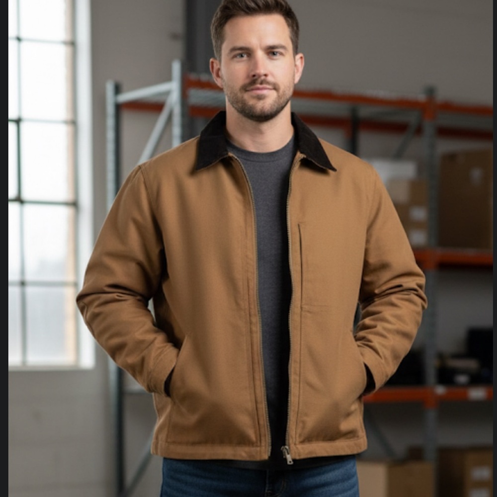 Men's Brown Military Field Jacket